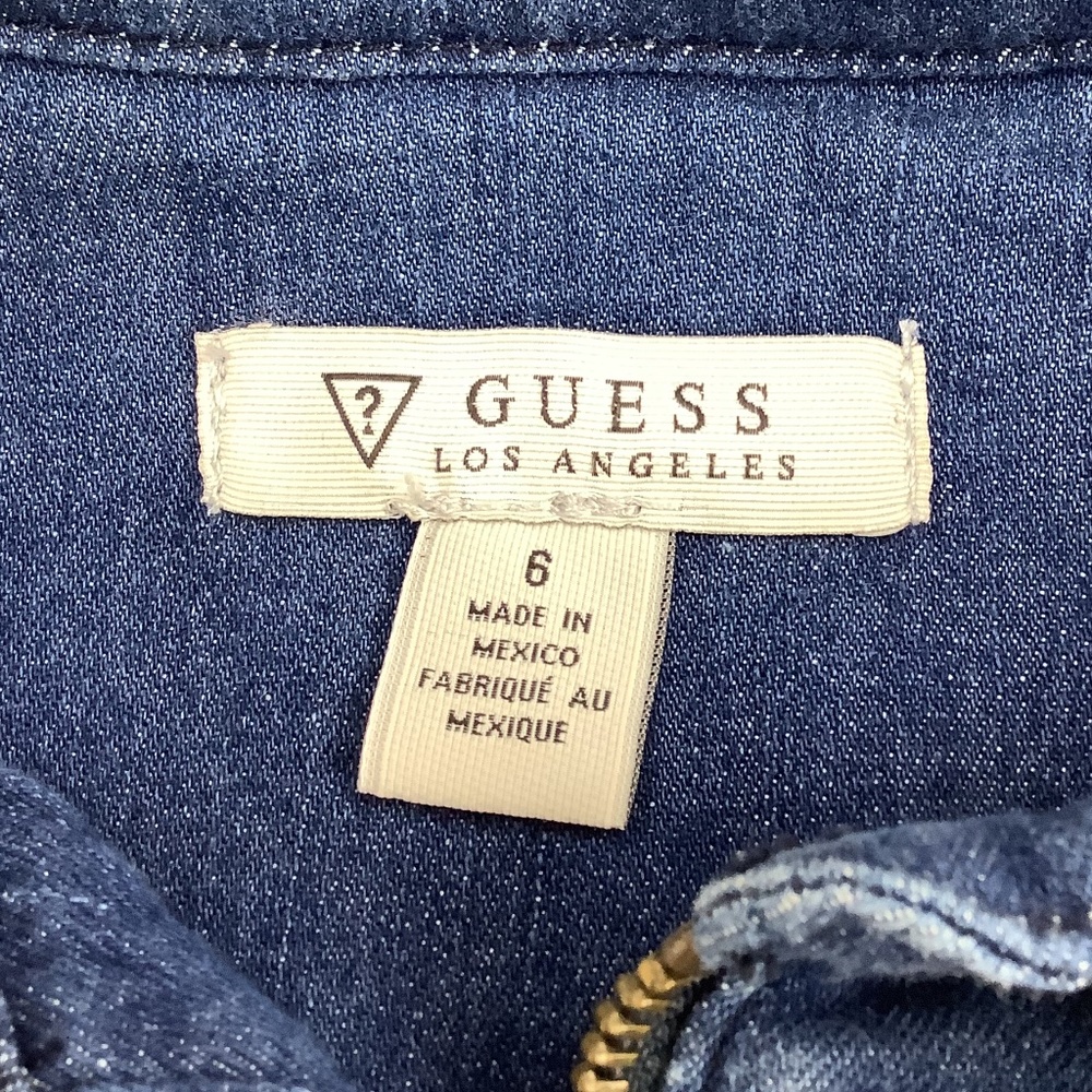 NWT Guess Jessie Utility Fitted Denim Jumpsuit 6 - Picture 12 of 14